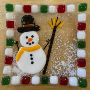 Beginner Snowman Plate