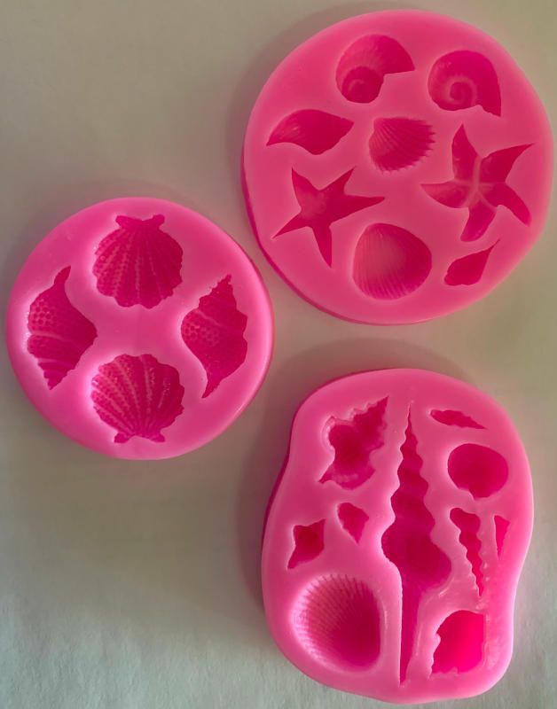 silicone shells and starfish molds